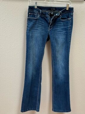 White House Black Market Indigo Flare Jeans